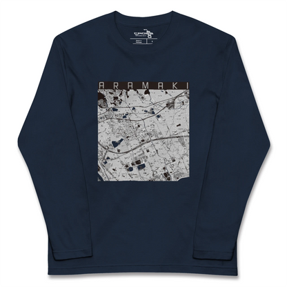 【荒牧（兵庫県）】地図柄ロングスリーブTシャツ