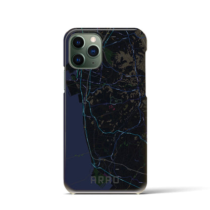 【荒尾（熊本県）】地図柄iPhoneケース（バックカバータイプ）