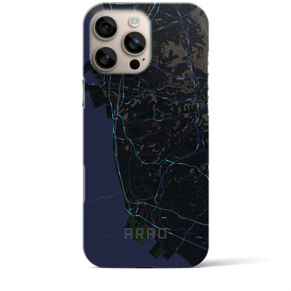 【荒尾（熊本県）】地図柄iPhoneケース（バックカバータイプ）