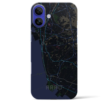 【荒尾（熊本県）】地図柄iPhoneケース（バックカバータイプ）