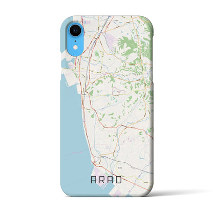 【荒尾（熊本県）】地図柄iPhoneケース（バックカバータイプ）