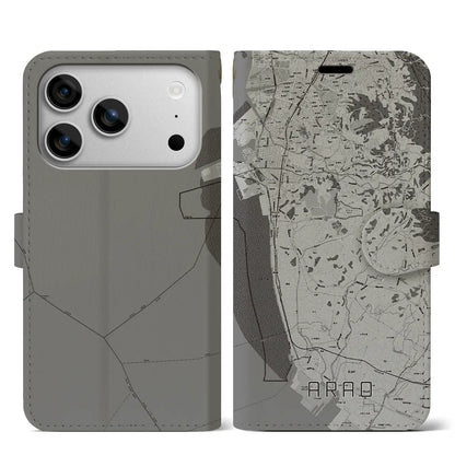 【荒尾（熊本県）】地図柄iPhoneケース（手帳タイプ）