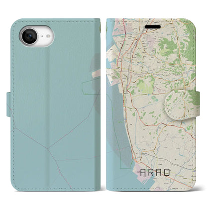 【荒尾（熊本県）】地図柄iPhoneケース（手帳タイプ）