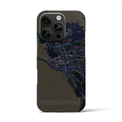 【嵐山（京都府）】地図柄iPhoneケース（バックカバータイプ）