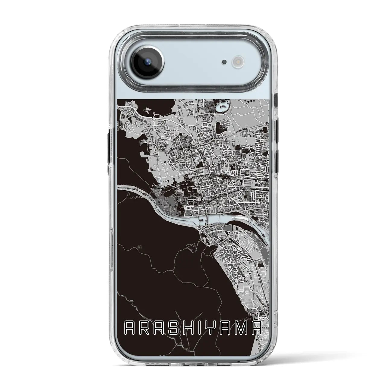 【嵐山（京都府）】地図柄iPhoneケース（MagSafeタイプ）