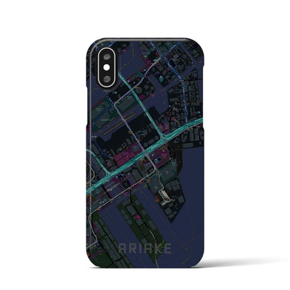 【有明（東京都）】地図柄iPhoneケース（バックカバータイプ）