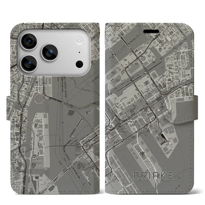 【有明（東京都）】地図柄iPhoneケース（手帳タイプ）