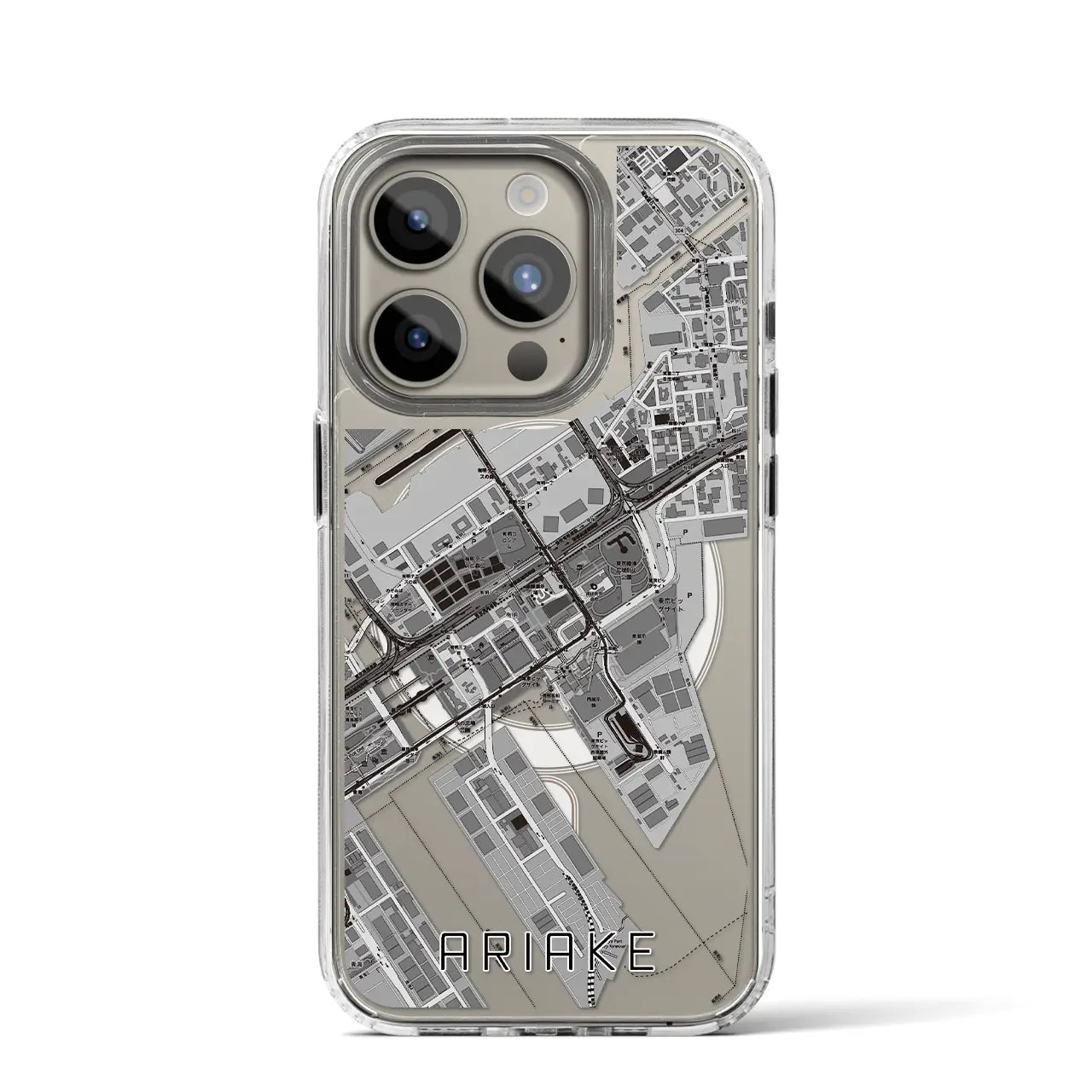 【有明（東京都）】地図柄iPhoneケース（MagSafeタイプ）