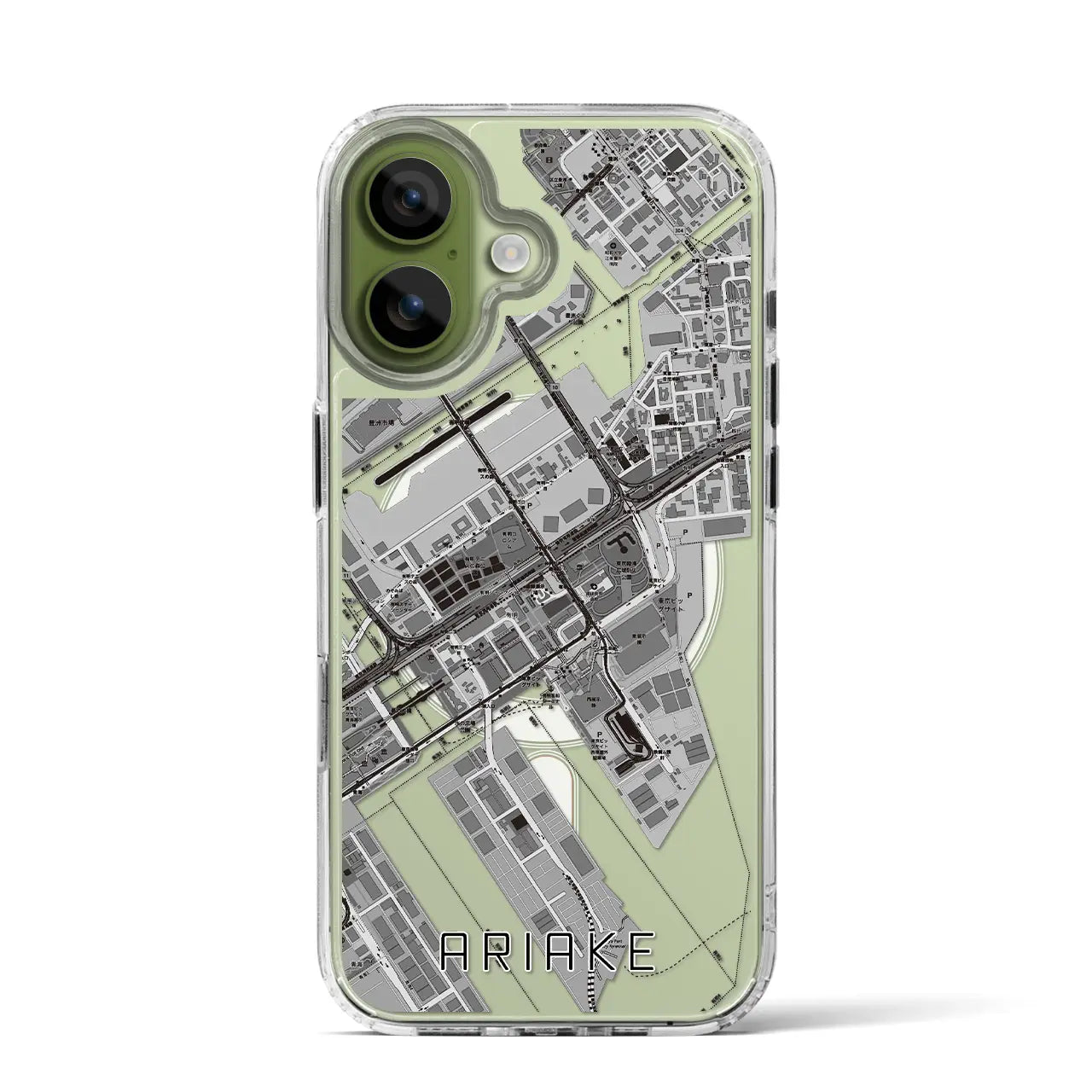 【有明（東京都）】地図柄iPhoneケース（MagSafeタイプ）