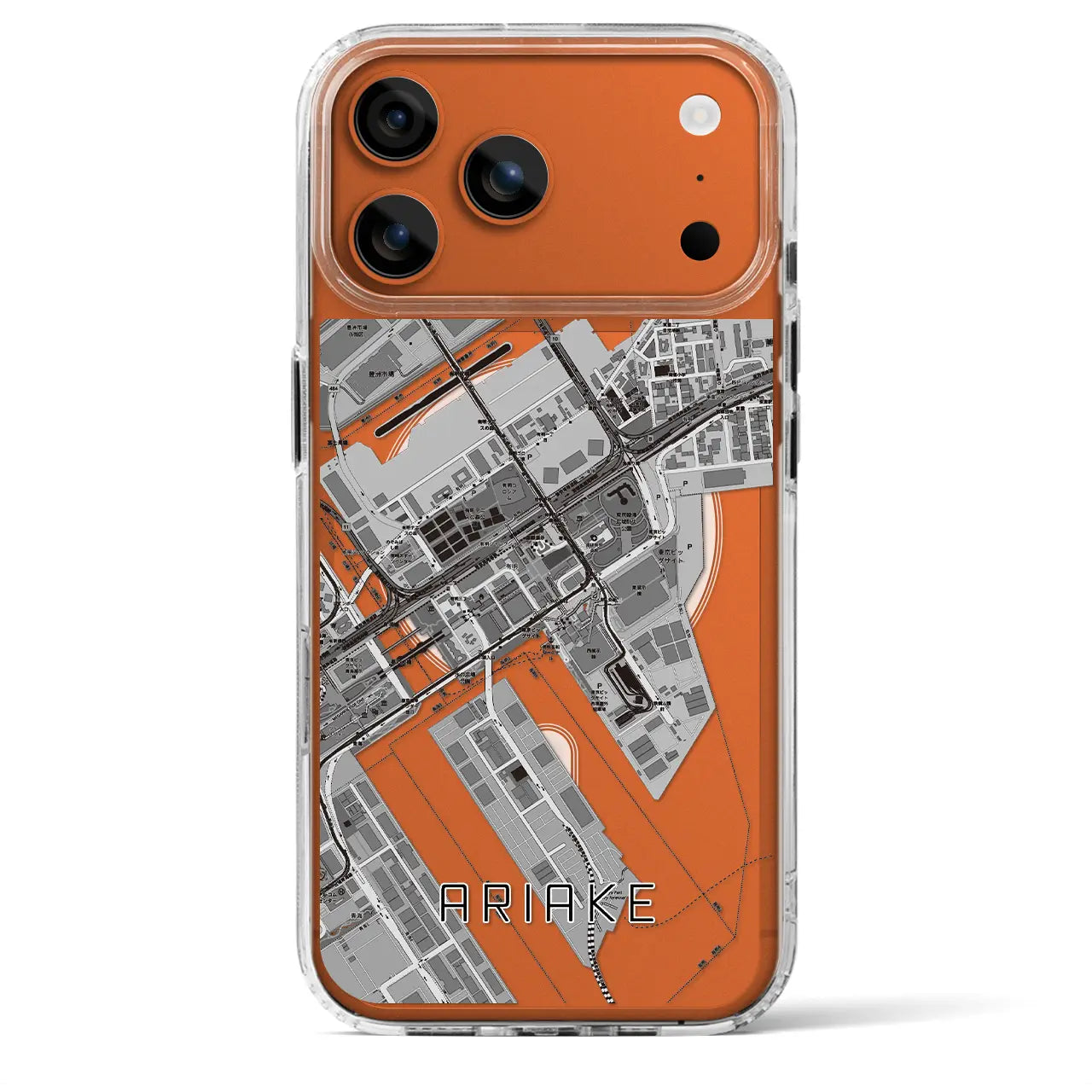 【有明（東京都）】地図柄iPhoneケース（MagSafeタイプ）