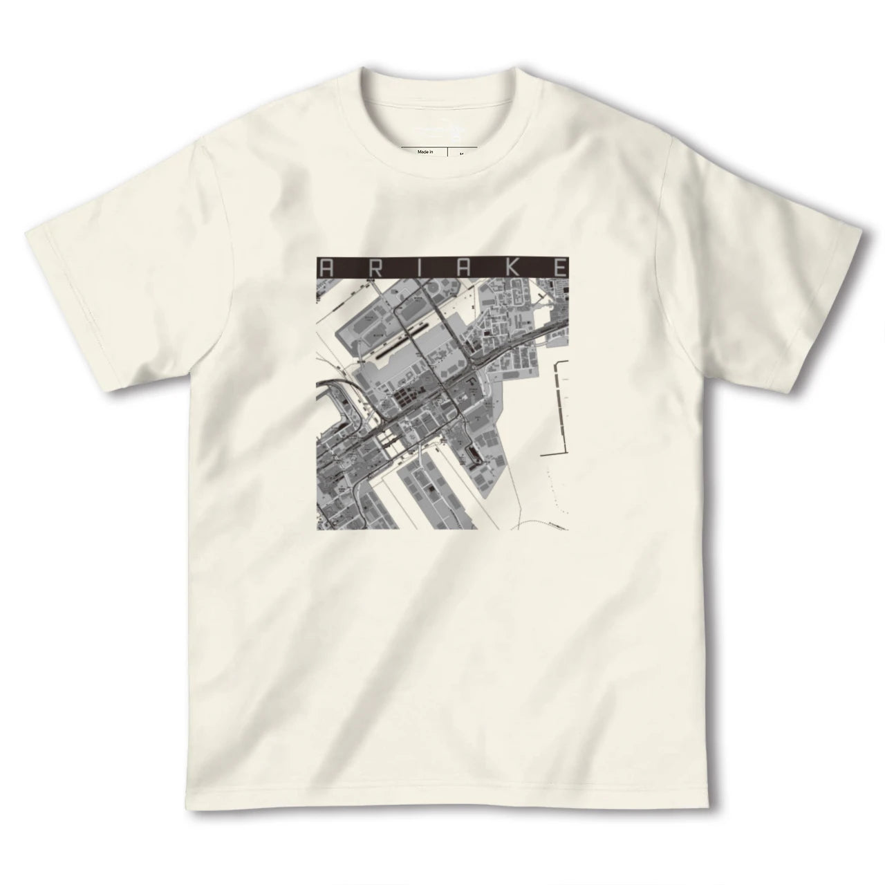 【有明（東京都）】地図柄ヘビーウェイトTシャツ