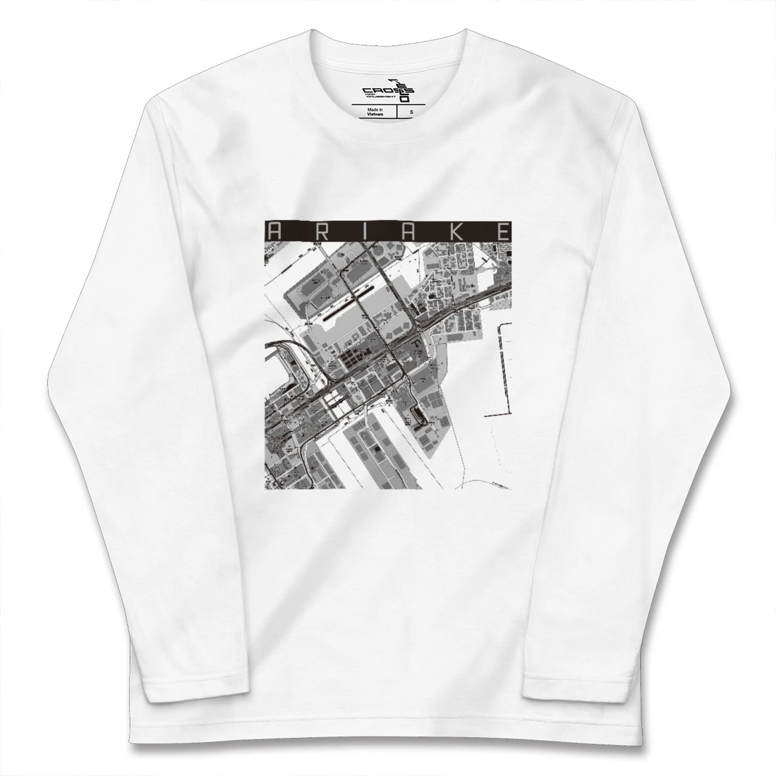 【有明（東京都）】地図柄ロングスリーブTシャツ