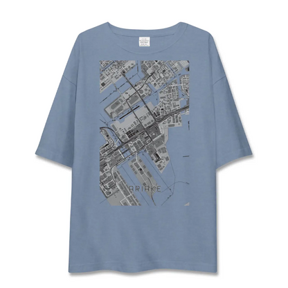 【有明（東京都）】地図柄ビッグシルエットTシャツ