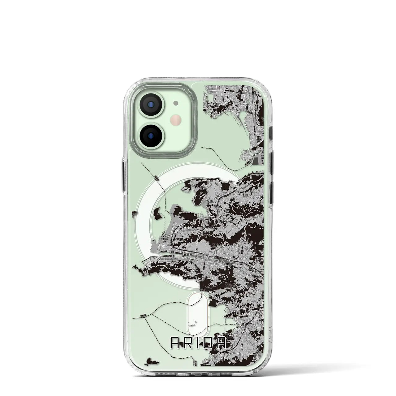 【有田（和歌山県）】地図柄iPhoneケース（MagSafeタイプ）