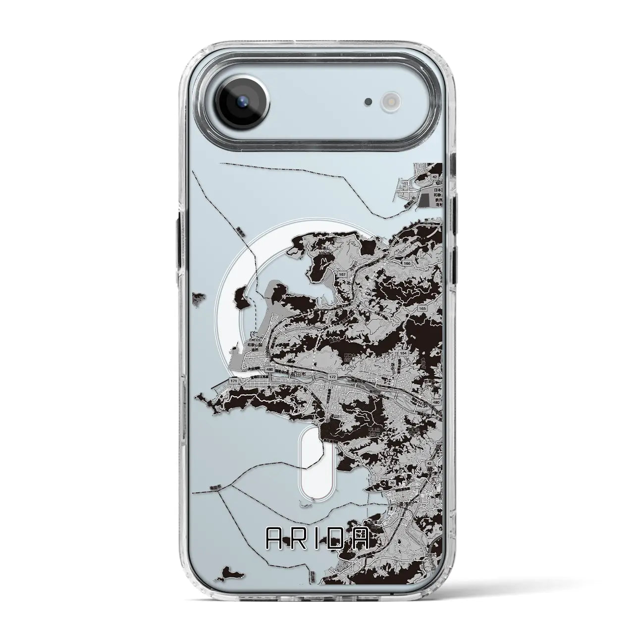 【有田（和歌山県）】地図柄iPhoneケース（MagSafeタイプ）