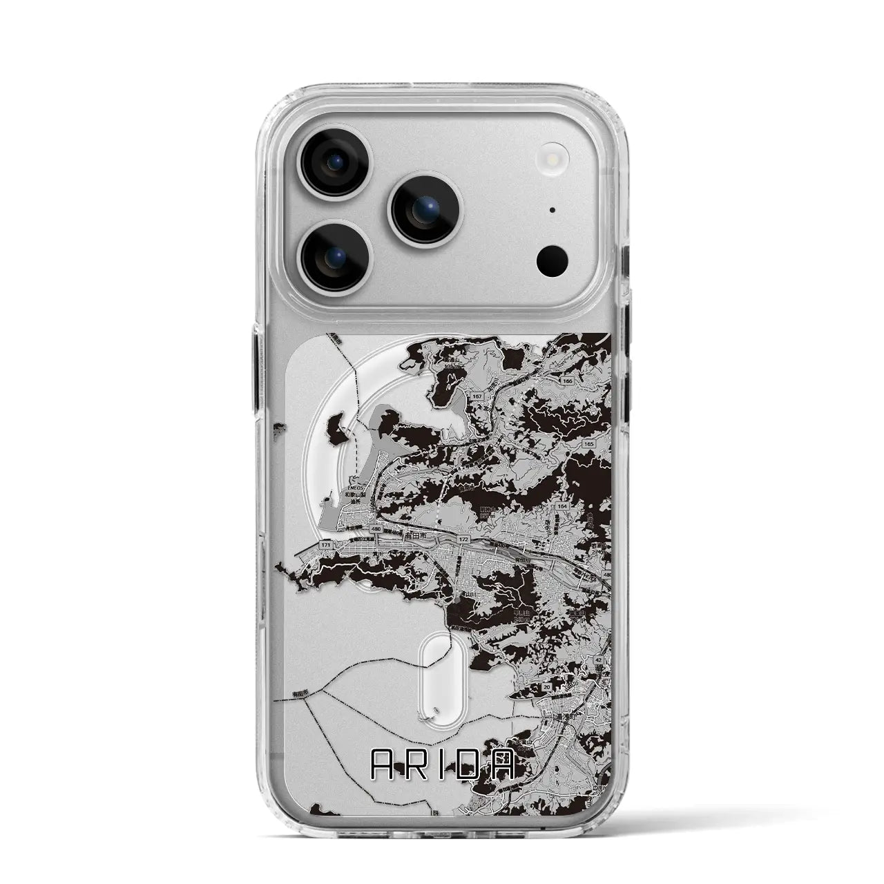 【有田（和歌山県）】地図柄iPhoneケース（MagSafeタイプ）