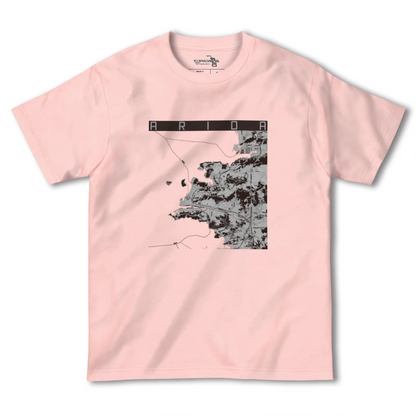 【有田（和歌山県）（和歌山県）】地図柄ヘビーウェイトTシャツ