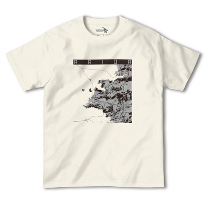 【有田（和歌山県）（和歌山県）】地図柄ヘビーウェイトTシャツ