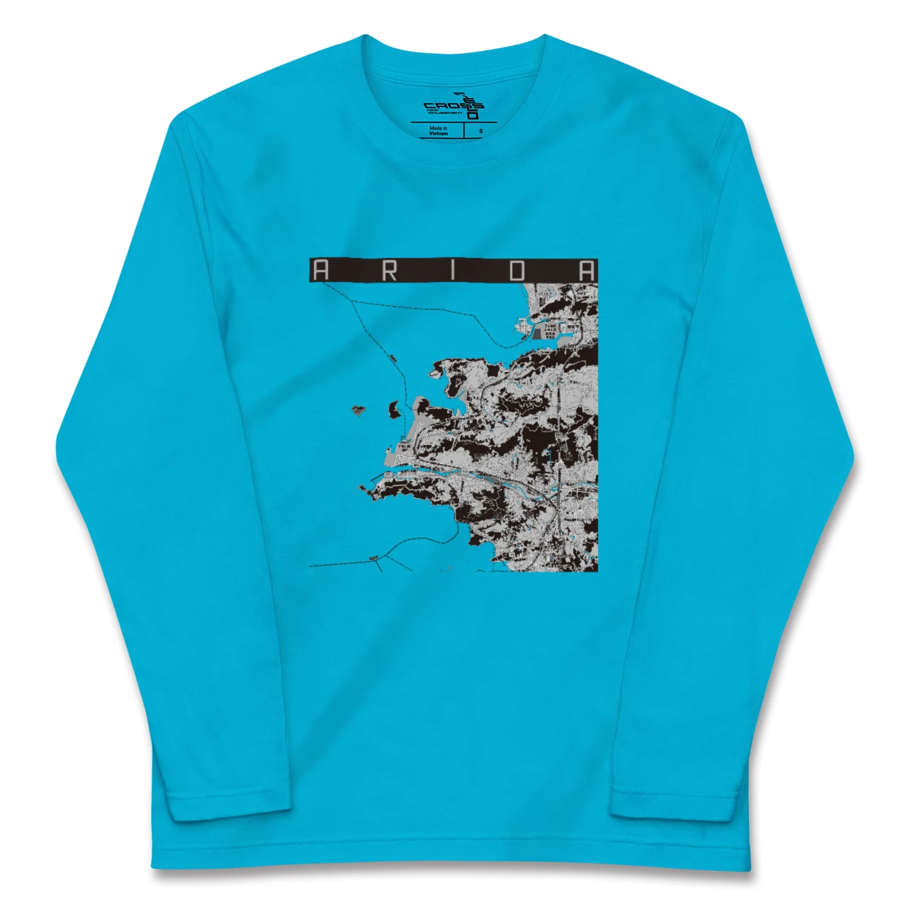 【有田（和歌山県）（和歌山県）】地図柄ロングスリーブTシャツ