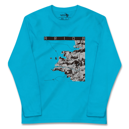 【有田（和歌山県）（和歌山県）】地図柄ロングスリーブTシャツ