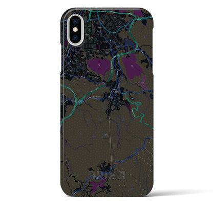 【有馬（兵庫県）】地図柄iPhoneケース（バックカバータイプ）