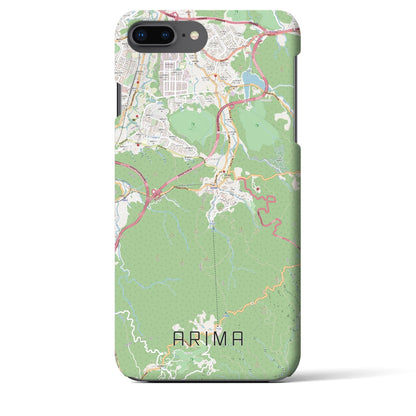 【有馬（兵庫県）】地図柄iPhoneケース（バックカバータイプ）