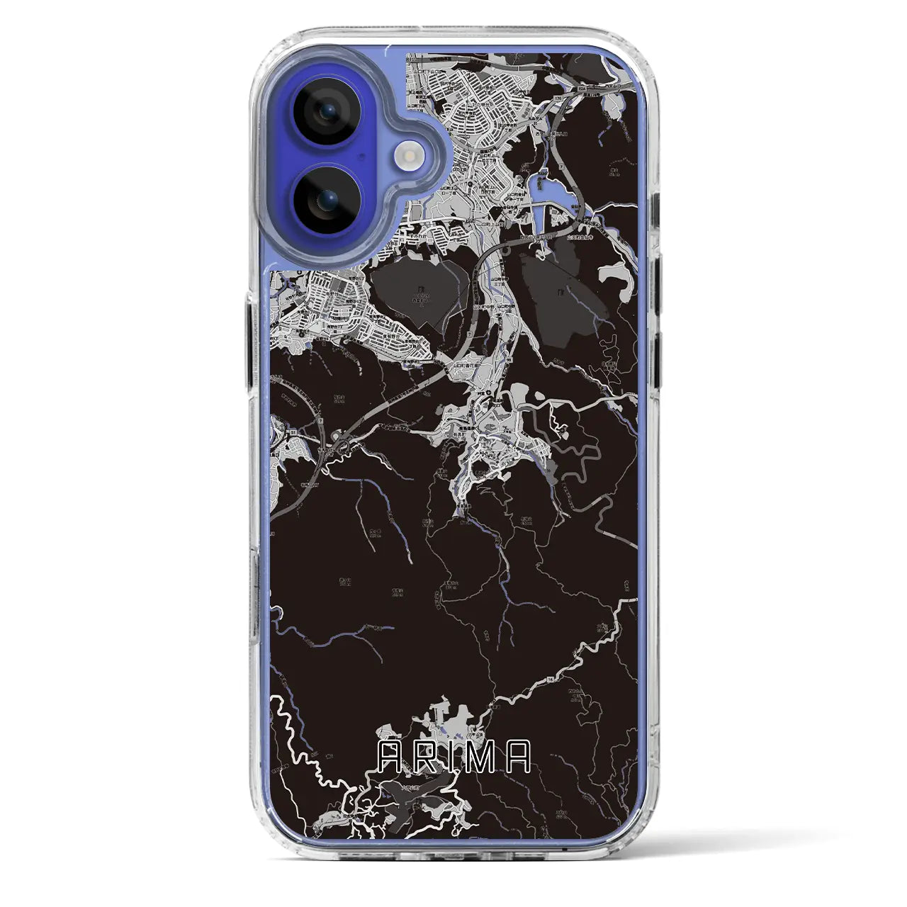 【有馬（兵庫県）】地図柄iPhoneケース（MagSafeタイプ）