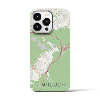 【有馬口（兵庫県）】地図柄iPhoneケース（バックカバータイプ）