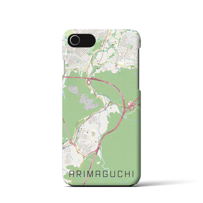 【有馬口（兵庫県）】地図柄iPhoneケース（バックカバータイプ）