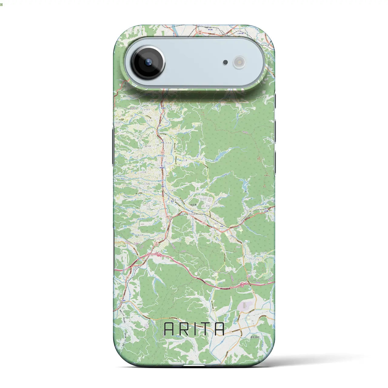 【有田（佐賀県）】地図柄iPhoneケース（バックカバータイプ）