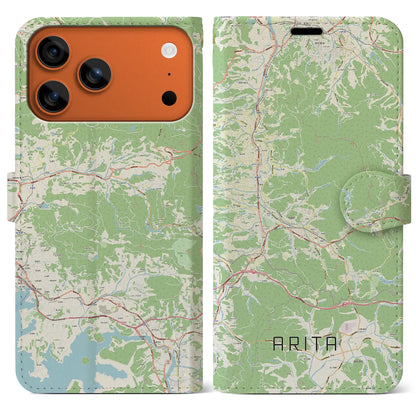 【有田（佐賀県）】地図柄iPhoneケース（手帳タイプ）