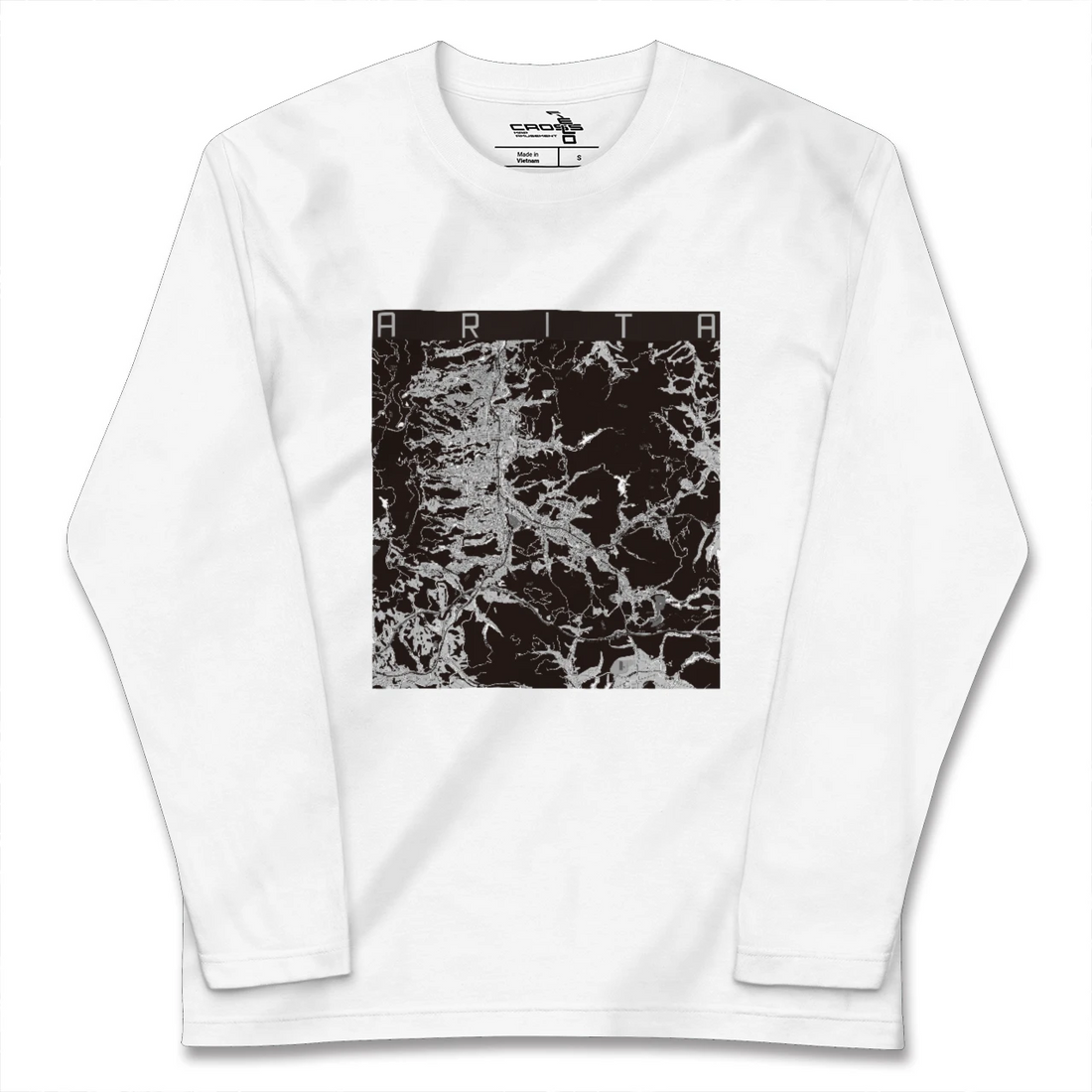 【有田(佐賀県)】地図柄ロングスリーブTシャツ