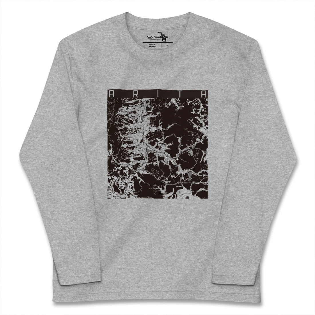 【有田（佐賀県）】地図柄ロングスリーブTシャツ