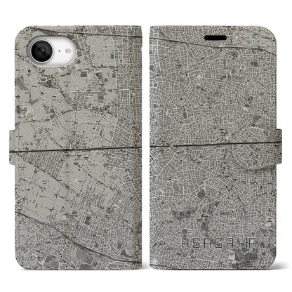 【阿佐ケ谷2（東京都）】地図柄iPhoneケース（手帳タイプ）