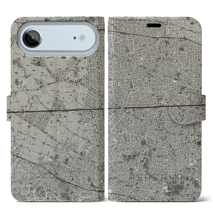 【阿佐ケ谷2（東京都）】地図柄iPhoneケース（手帳タイプ）