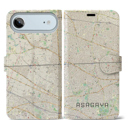 【阿佐ケ谷2（東京都）】地図柄iPhoneケース（手帳タイプ）