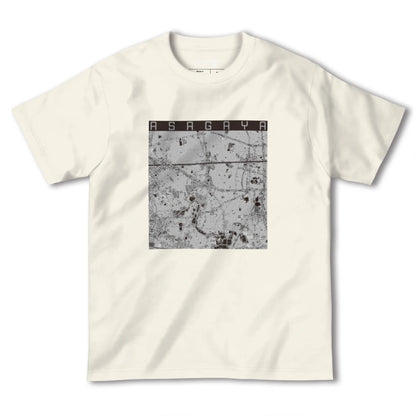 【阿佐ケ谷（東京都）】地図柄ヘビーウェイトTシャツ