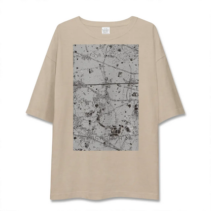 【阿佐ケ谷（東京都）】地図柄ビッグシルエットTシャツ