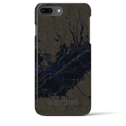 【あさぎり（熊本県）】地図柄iPhoneケース（バックカバータイプ）