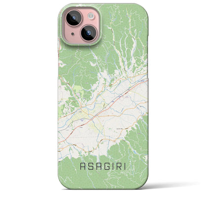 【あさぎり（熊本県）】地図柄iPhoneケース（バックカバータイプ）