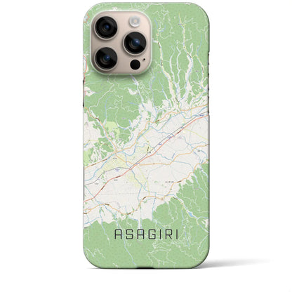 【あさぎり（熊本県）】地図柄iPhoneケース（バックカバータイプ）