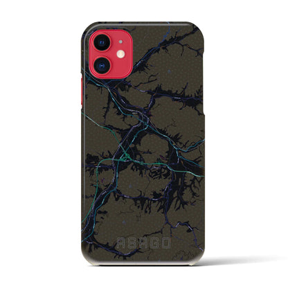 【朝来（兵庫県）】地図柄iPhoneケース（バックカバータイプ）