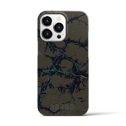 【朝来（兵庫県）】地図柄iPhoneケース（バックカバータイプ）