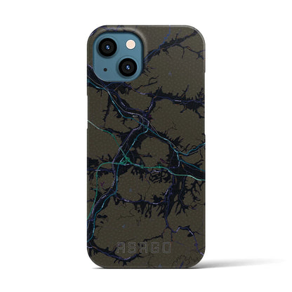 【朝来（兵庫県）】地図柄iPhoneケース（バックカバータイプ）