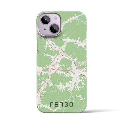 【朝来（兵庫県）】地図柄iPhoneケース（バックカバータイプ）