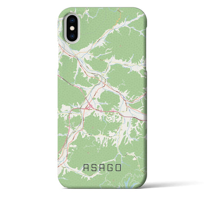 【朝来（兵庫県）】地図柄iPhoneケース（バックカバータイプ）