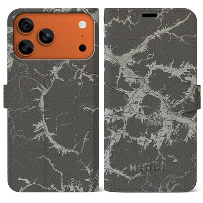 【朝来（兵庫県）】地図柄iPhoneケース（手帳タイプ）