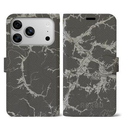 【朝来（兵庫県）】地図柄iPhoneケース（手帳タイプ）