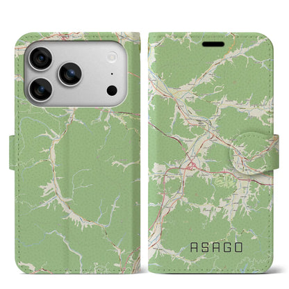 【朝来（兵庫県）】地図柄iPhoneケース（手帳タイプ）