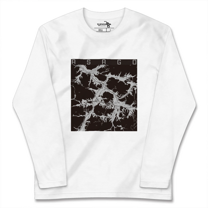 【朝来（兵庫県）】地図柄ロングスリーブTシャツ
